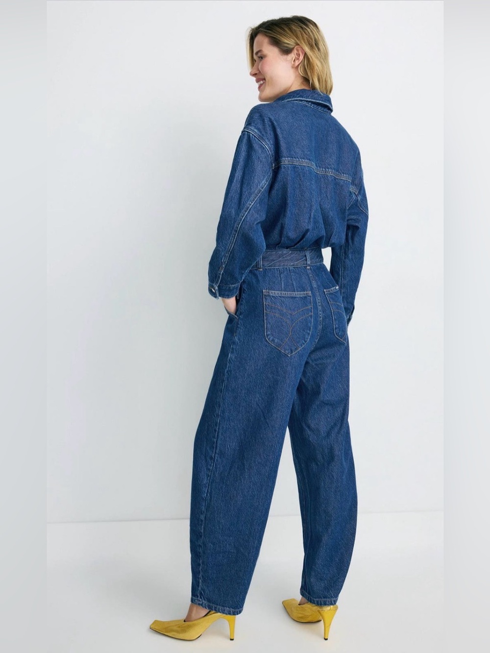 Rolla’s Denim Barrel Jumpsuit - size XL - NWOT - Picture 2 of 6